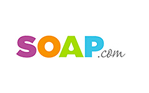 soap.com logo for users to click on to find aloe based natural dentist healthy gums anti-gingivitis antiplaque products for bleeding gums